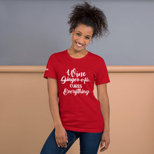 Load image into Gallery viewer, Wine Cures Everything Short-Sleeve Unisex T-Shirt