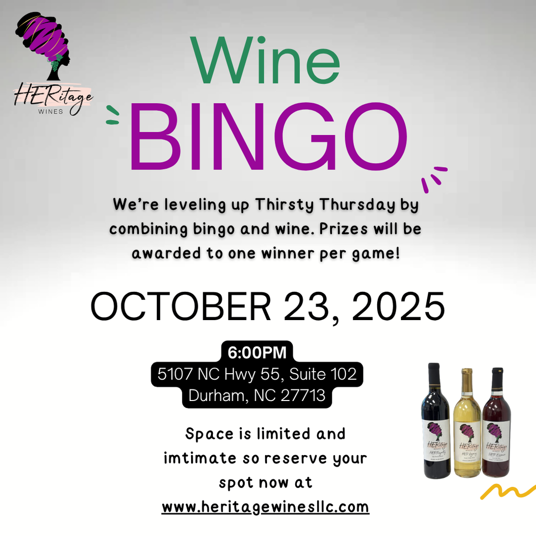 October Wine Bingo