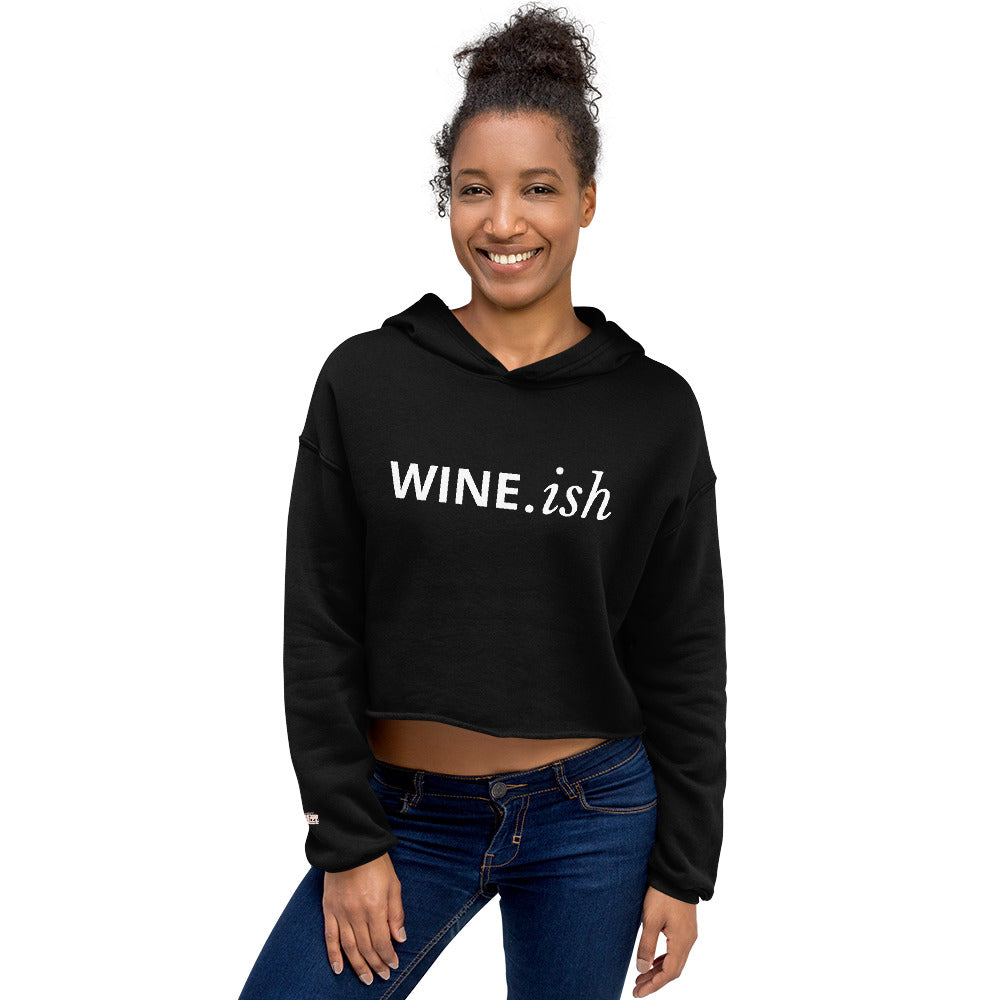 Wine.ish Crop Hoodie